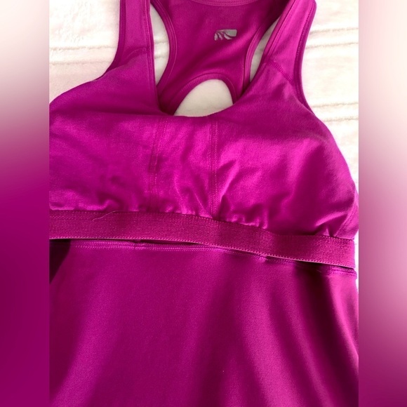 Marika Tek Ladies SZLarge Pink Sports Bra Top No Pads Work Out Active Ta…​​​​​​​ - Picture 7 of 9
